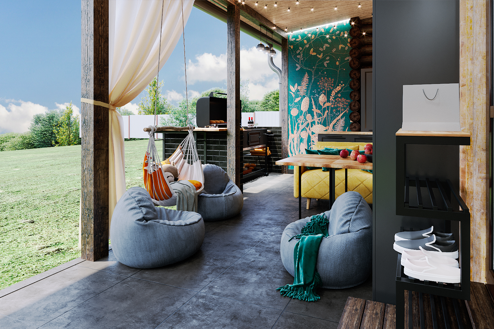 Веранда в доме